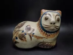 Buy Jorge Wilmot Signed Tonala Stoneware Pottery Cat Figurine Mexico Vintage  • 170.09£