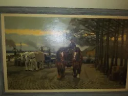 Buy Gijsbertus Johannes Van Overbeek. Carriage And Coachman With Horses.  • 511.87£