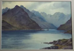 Buy Donald A Paton (EH Thompson) – Loch Coruisk – Skye Scottish Mountain Watercolour • 549£