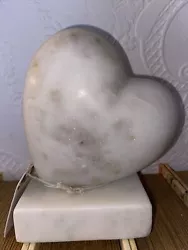 Buy Solid Marble Heart On Solid Marble Plinth Very Heavy Smooth Tactile Valentines❤️ • 70£