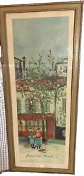 Buy Maurice Utrillo 1931 French Modernist Painting Framed Montmartre Market Street  • 68.61£