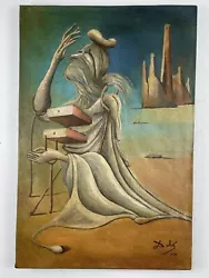 Buy Salvador Dali (Handmade) Oil Painting On Canvas Signed & Stamped • 630£