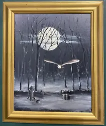 Buy Original Mid Century Impressionist Forest Landscape Oil On Canvas Painting • 0.99£