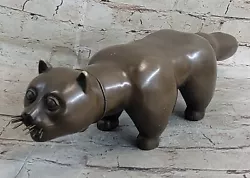 Buy Cat Kitten Bronze Metal Statue Sculpture Figure Fernando Botero Collectible Art • 315.18£
