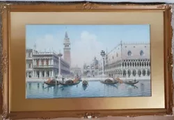Buy Umberto Ongania 1867-1942 Signed Watercolour Of Venice • 3,645£