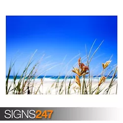 Buy CLEAR BEACH SKY (3265) Beach Poster - Picture Poster Print Art A0 A1 A2 A3 A4 • 1.10£