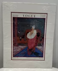 Buy 8 X Vogue Magazine Cover, Art Deco Style Unframed Print With A Picture Mount • 80£