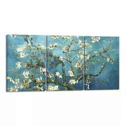 Buy Van Gogh Wall Art Canvas Print Painting Almond Blossom Picture 16x16inch • 32.49£