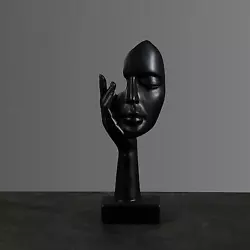 Buy Simple Creative Women Face Art Statue For Study Room Bedroom Decoration • 14.29£