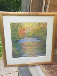Buy Mark Preston Reflections Of Autumn Painting Antique • 750£