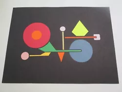 Buy Mystery Vintage Contemporary Space Atomic Modernist Drawing Collage Cubist Retro • 297.67£