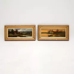 Buy Pair Of Antique Landscape Oil Paintings By J. C Jonas • 595£