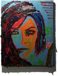 Buy Original Oil█painting█vintage█art█signed '24 Outsider Abstract Famous Movie Pop • 360.19£