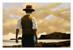 Buy Jack Vettriano - The Drifter - 60x90cm Oil Painting Hand Painted Canvas - • 144.20£