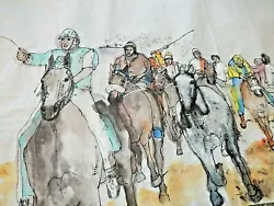 Buy IL Palio Di Siena Chronicle In Paint Debbi Chan Watercolor On Rice P. 75 Feet • 31,804£