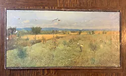 Buy Antique Painting - On Canvas - Guglielmo Ciardi - Harvest • 20£
