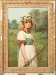 Buy 19th Century Pre-Raphaelite Queen Of May Valentine Cameron PRINSEP (1838-1904) • 11,000£