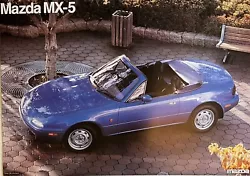 Buy Mazda MX5 Rare Vintage A1 Car Poster • 23.99£