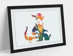 Buy Banksy, Gangsta Rat Rainbow Paint Effect Art -framed Wall Art Picture Print • 7.99£