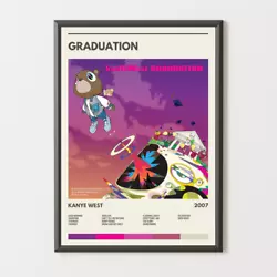 Buy Kanye West Graduation Album Poster • 19.99£
