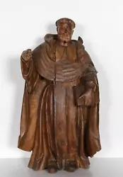 Buy Unknown Artist, Monk, Hand-Carved Wood Sculpture • 4,622.60£