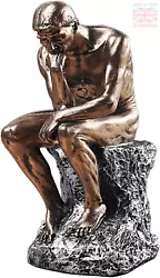 Buy LECMACY The Thinker Statue In Premium Cold Cast Retro Bronze- 9.64-Inch Premium • 24.74£