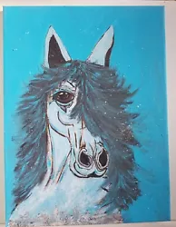 Buy Horse Painting On Canvas Original Signed Art Work • 39£