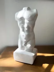 Buy Male Body | Torso | Naked Body | White Sculpture | Nude Torso 11” • 49.61£