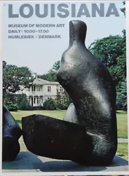 Buy HENRY MOORE RARE ORIGINAL VINTAGE Art Exhibition Poster • 85.08£