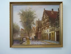 Buy Baillie Signed Oil On Canvas Framed Canal Scene 60 X 70 Cm Landscape • 30£