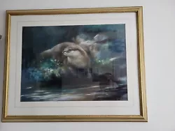 Buy JOEL KIRK Original Framed And Signed Pastel Painting Of An Otter • 1,500£