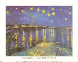 Buy 10 X 8 Van Gogh La Nuit Etoilee Painting Art Print Poster Wall Picture Photo • 2.98£