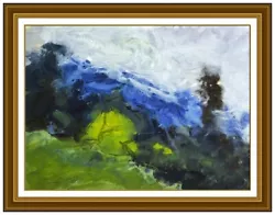 Buy Karl Stark Original Gouache Painting Signed Mountain Landscape    Framed Artwork • 4,642.28£