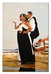 Buy Jack Vettriano-90x60cm Oil Painting Canvas Signed Mural Wall Decoration G100440 • 137.55£