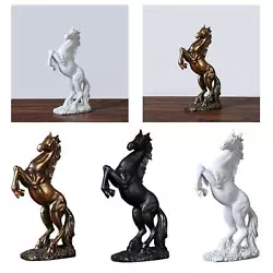 Buy Modern Horse Statue Animal Sculpture Home Office Ornaments Figure • 26.41£