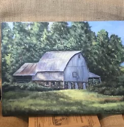 Buy Barn Farm Painting By Local Artist 12 X 16 • 40.10£