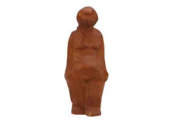 Buy Old / Vintage Hand Carved Sculpture / Maquette Of A Walking Figure Possibly Scan • 38£