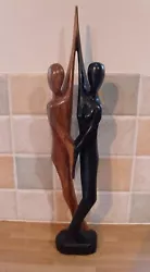 Buy Hard Wood Carved Figures 21  Tall • 20£