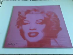 Buy Simon Claridge Marilyn Monroe Diamond Dust Silkscreen Canvas On Board Original  • 450£