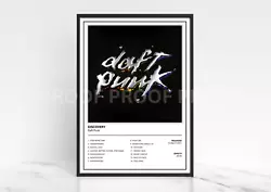 Buy Daft Punk Discovery Album Single Cover Poster / Music Christmas Gift • 8£