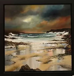 Buy Philip Gray Original Oil On Canvas, Coastal Landscape, Unique, 37  Sq Inc Frame. • 6,500£