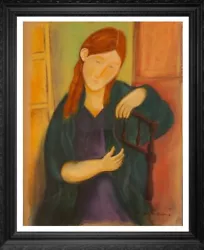 Buy MODIGLIANI - ORIGINAL PAINTING/PASTEL - Signed; Picasso, Matisse Era, BEAUTIFUL • 5,709.34£