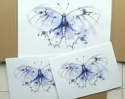 Buy Blue Butterfly Art Print A4 Sketch Animal Wildlife Wall Decor Minimal Cute • 14.99£