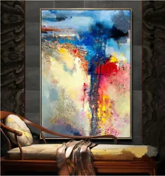 Buy Modern Wall Decor Abstract Hand-painted Oil Painting On Canvas 36'' Unframed • 27£