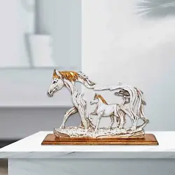 Buy Standing Horse Statue Art Figurine Home Tabletop Shelf Decorations Crafts • 21.88£