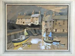 Buy FREDERICK T W COOK (RWA) 1907 - 1982 - Cornish Harbour Circa 1950’s / 60’s • 180£