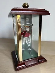Buy Rare Heritage Sculpture Golfer Model In Glass Case Art Glass Trophy • 79.99£
