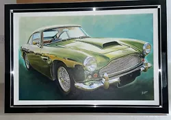 Buy Roz Wilson - Vintage Aston Martin - Original Oil Painting, Signed. • 2,995£