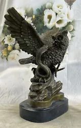 Buy Large Hot Cast Indoor/Outdoor Garden Owl Bird Bronze Statue Sculpture Figurine • 188.53£