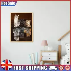 Buy Paint By Numbers Kit DIY Cat Tiger Oil Art Picture Craft Home Wall Decoration • 8.09£